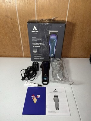 Andis Professional Envy Li Cordless Clipper Adjustable Blade + 11 Combs READ!!