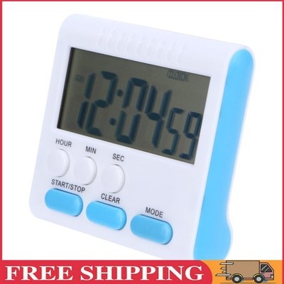 Multi-function Electric LCD Digital Kitchen Timer Alarm Count Clock(Blue)