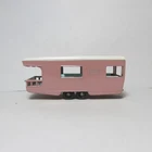 OLD DIECAST LESNEY MATCHBOX NO. 23 TRAILER CARAVAN CAMPER 1965 ENGLAND