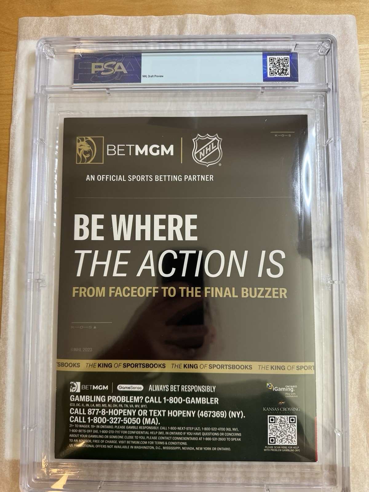 Connor Bedard 1st Hockey News PSA 9.6 Newsstand 5/22/2023 not sports illustrated view 2