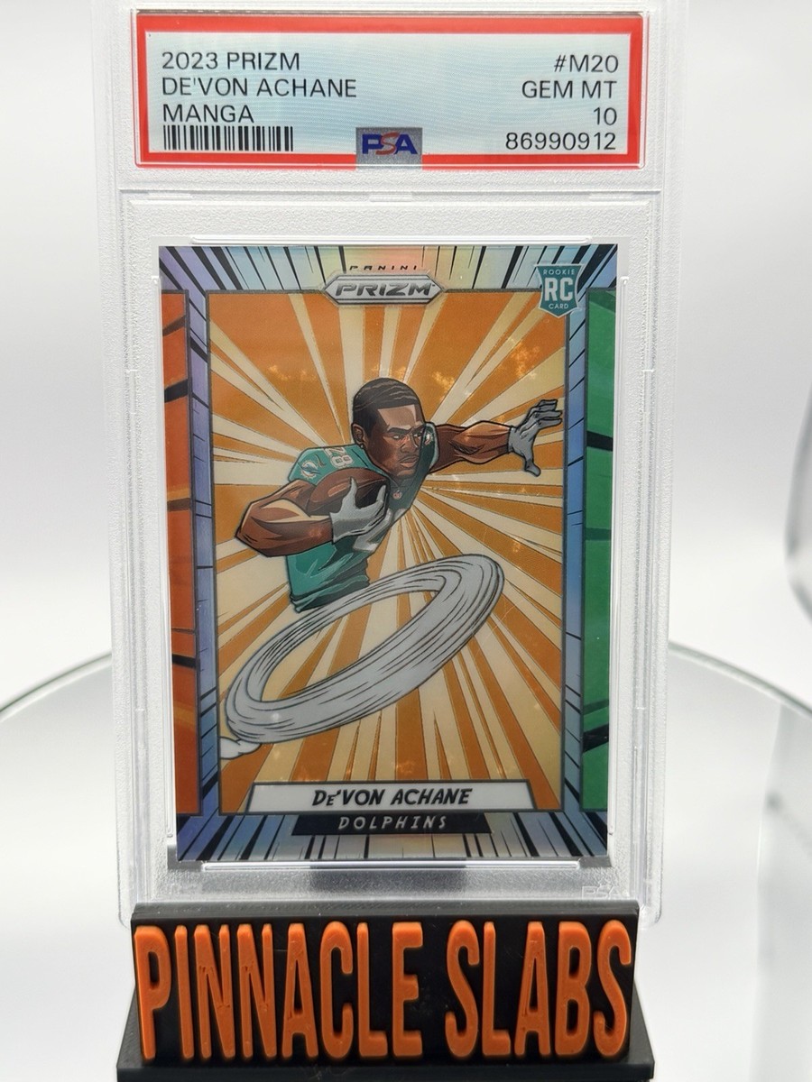 2023 Prizm De'von Achane MANGA PSA 10 POP 15 | eBay