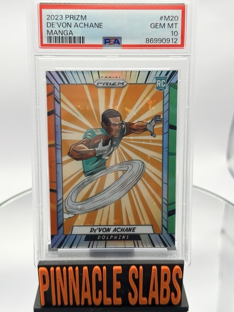 2023 Prizm De’von Achane MANGA PSA 10 POP 15