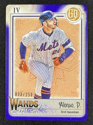 2021 Topps Gypsy Queen #TOD-1 Pete Alonso Tarot of the Diamond Indigo #/250