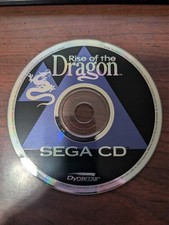 Rise of the Dragon (Sega CD, 1994) NO TRACKING - DISC ONLY 8611