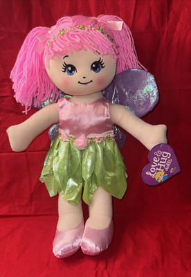 NEW 18'' LOVE & HUG BUTTERFLY PIXIE DOLL~ SOFT & CUDDLY~PLUSH DOLL~CHRISTMAS