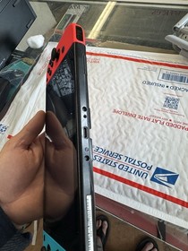 Nintendo Switch Console Neon Blue Red Joy-Con Handheld w/ Screen Scuffs