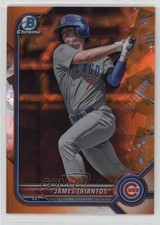 2022 Bowman Chrome Draft Sapphire Orange 17/25 James Triantos #BDC-166 0w27