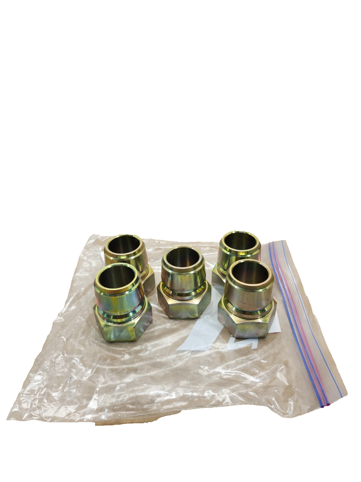 NEW IN BAG LOT OF 5 PARKER Hydraulic HOSE FITTING 30079-12 PCC SERIES E