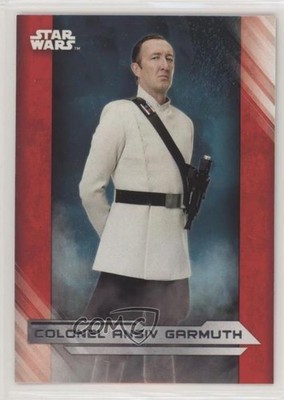 2017 Topps Star Wars: The Last Jedi Colonel Ansiv Garmuth #56 0q3