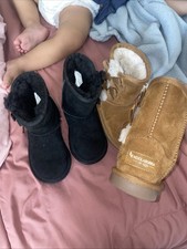 2 Koolaburra Ugg black  brown size 7 toddler