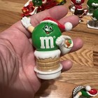 M&Ms Candy Topper Ornament Figures Holiday Train Vintage Collectibles Set of 9 — photo 3