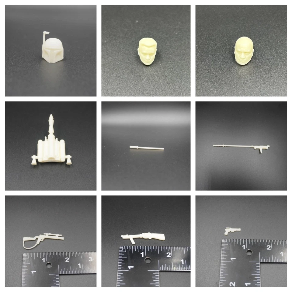 Zubehör Waffenhelm für Star Wars 3,75 Zoll Actionfigur Prototyp