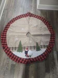 48 Inch Buffalo Plaid Tree Skirt