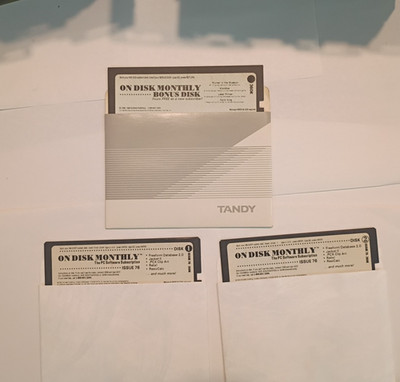 On Disk Monthly Issue 76 The PC Software Subscription | 5.25'' 3 Vintage Floppy