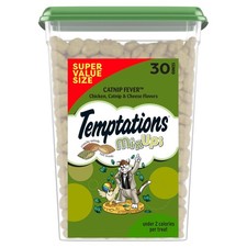 Temptations MixUps Catnip Fever Crunchy Soft Cat Treats 30oz Tub