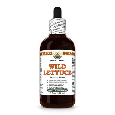 Wild Lettuce (Lactuca Virosa) Glycerite, Dried Herb Liquid Extract