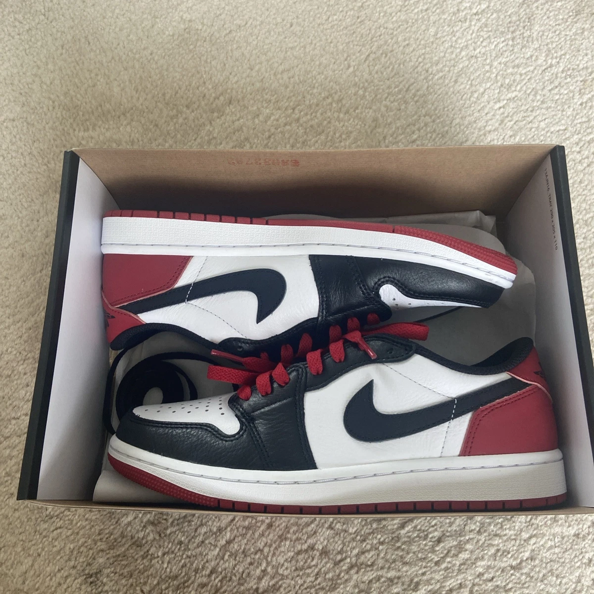 Jordan 1 Retro OG Low Black Toe for Sale | Authenticity Guaranteed