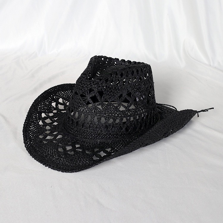 Western Cowboy Cowgirl Straw Hat Sun Summer Beach Party Rodeo, Womens ...