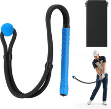 Einziehbarer Golf-Schwungtrainer f&uuml;r Anf&auml;nger & Profis &ndash; mobiles Training