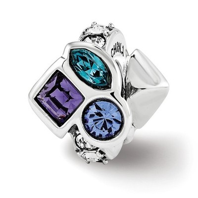 Crystals from Swarovski Bead .925 Sterling Silver Reflection Beads