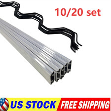 10/20 PC 6.6FT Wiggle Wire Lock Channel Green...