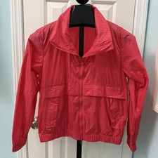 Columbia Women's Size Small Sunny City Windbreaker Jacket Zippered Coral