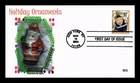 DR JIM STAMPS US COVER HOLIDAY ORNAMENTS SANTA CLAUS FIRST DAY ISSUE