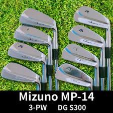 Mizuno MP-14 Set di ferri 3-PW 8pcs Dynamic Gold S300 Forged Blade Classic...