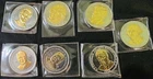 Great American Presidents "Double Eagle" Commemorative Coin Collection Lot of 7