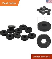 Danco 88569 Rubber Flat Washer 1/2-Inch for Quick-Fix Faucet Repairs - 10-Pack