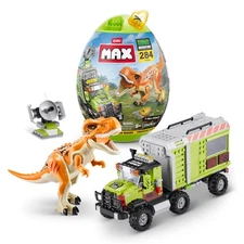 MAX Dino Adventure Building Blocks 284 pcs Toy Egg Capsule Series 1
