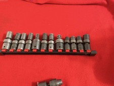 Snap-on Ipf 12 Piece Shallow Impact Swivel Socket Set 12 Drive 6-p - Read