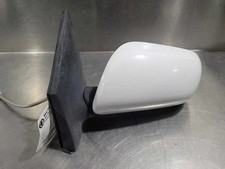 2009-2013 Toyota Corolla Left Driver Heated Power Door Mirror White Oem Tested