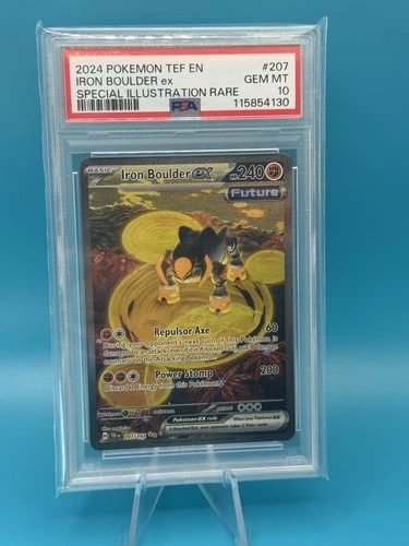 Iron Boulder ex 207/162 SV05: Temporal Forces Holo PSA 10