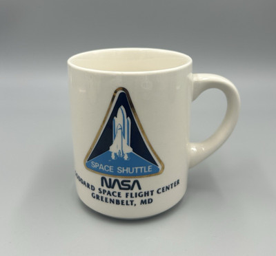 Vintage NASA Space Shuttle Goddard Space Flight Center Greenbelt MD Mug Cup
