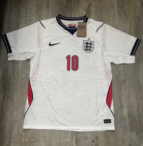 Nike England Bellingham #10 Men’s Soccer Jersey L White/Red/Blue