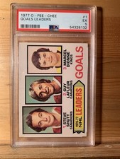 1977-78 O Pee Chee Steve Shutt / Guy Lafleur / Marcel Dionne Leader #1 PSA5