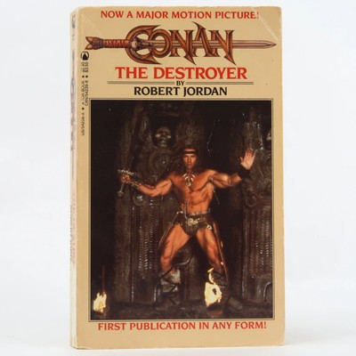 Conan The Destroyer by Robert Jordan (TOR, 1984) Vintage MMPB