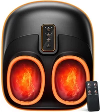Shiatsu Foot Massager Machine with Heat, Upgrade 6 Airbags