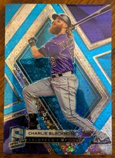 2019 Panini Spectra Blue Disco Prizm /99 #30 Charlie Blackmon