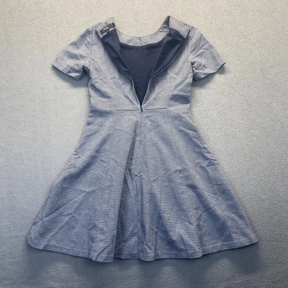 Theory Women's Dress Size 4 Mini Houndstooth Zipper,Lined - Image 3 of 4