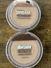 MAYBELLINE DREAM WONDER POWDER 83 GOLDEN BEIGE SEALED 2 Pack