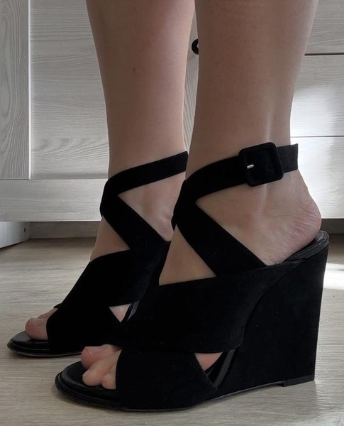 Women Diane Von Furstenberg Heels Black Suede 39