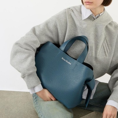 ACNE STUDIOS The Sustainable Edit Musubi Grained Leather Tote Bag New