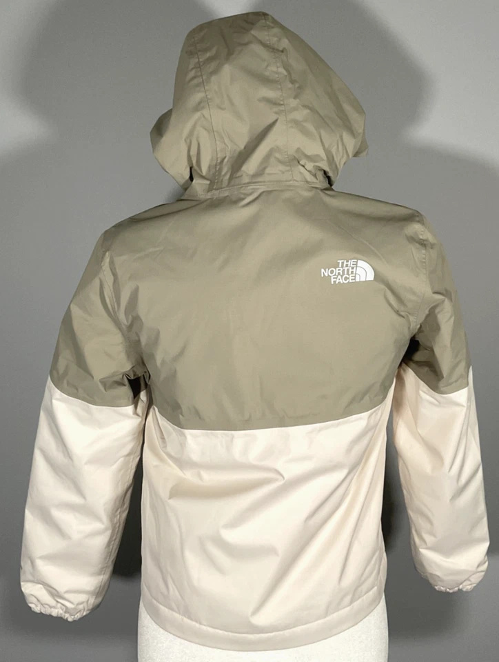Chaqueta de lluvia The North Face cálida Antora para niños grandes talla M blanca duna/arcilla gris nueva con etiquetas Foto 3 de 4