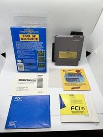 Advanced Dungeons & Dragons Pool of Radiance Nintendo NES Complete CIB W Inserts