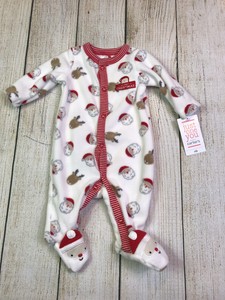 newborn baby christmas pajamas
