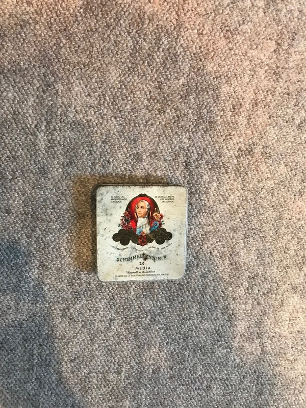 Schimmelpenninck Vintage Cigar Tin~20 Small Media Sigaren Cigars Made In Holland