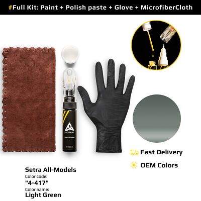 Touch up Paint for Setra  All Models Code: 4-417 Light Green