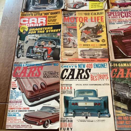 Mix Lot Vintage Car Magazines 33 Issues 1950’s, 60’s, 70’s +1 From 84 Read Desc - Picture 6 of 14